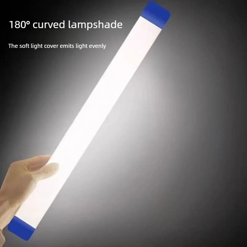 Lampă tubulară LED portabilă cu cârlig, reîncărcabilă USB