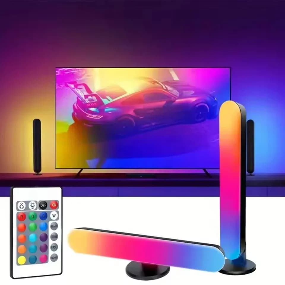 Bară de lumină RGB reîncărcabilă USB cu sincronizare la ritmul muzicii