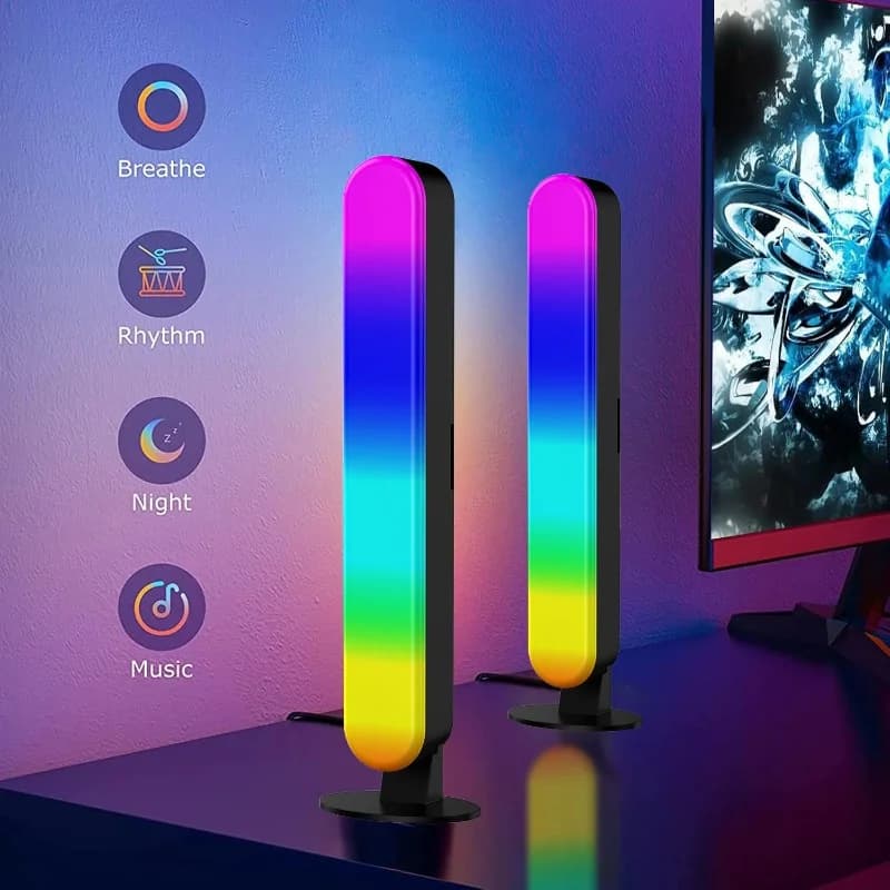 Lampă ambientală tub LED reglabilă cu telecomandă