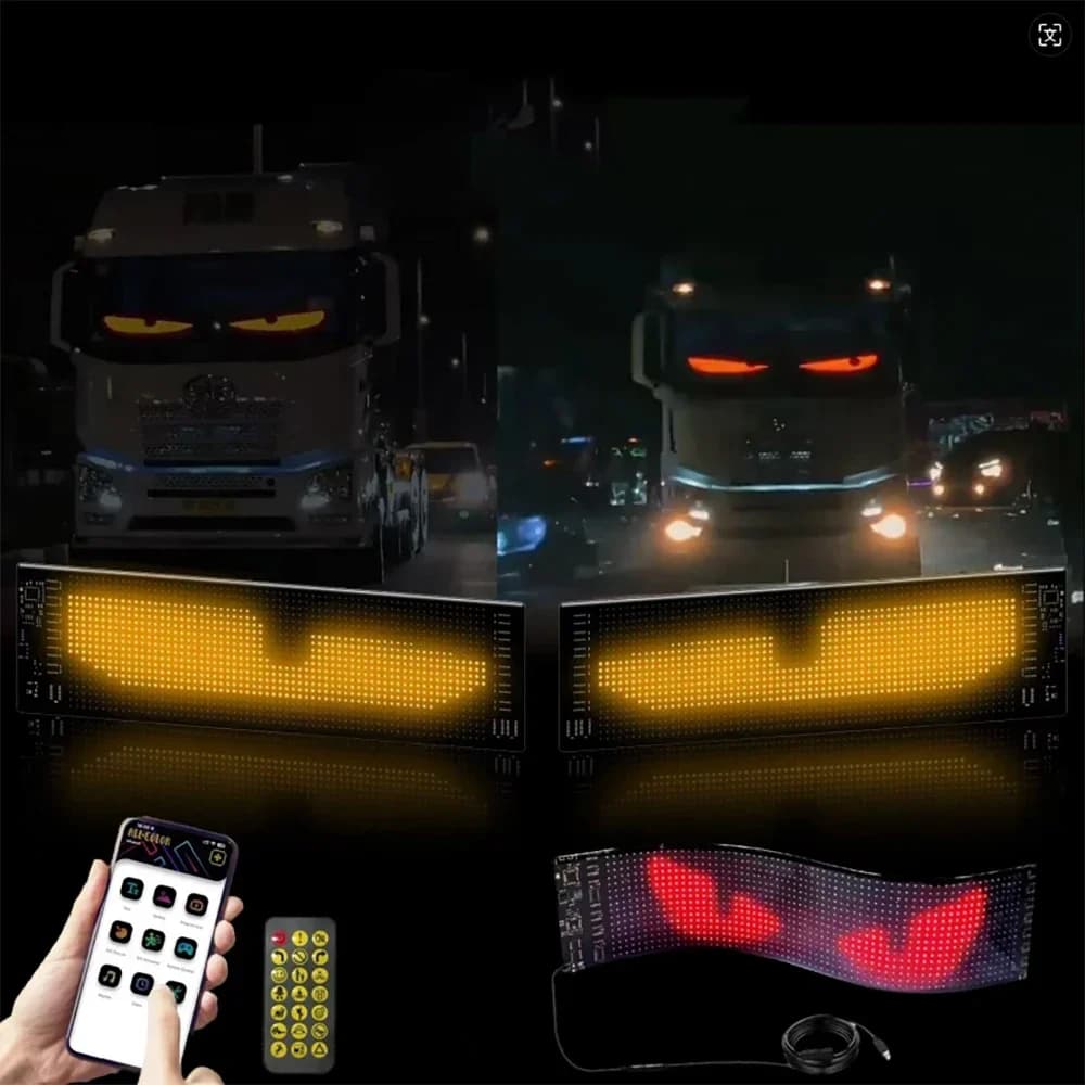 Panou LED Matrix Pixel, Semn Programabil cu Control prin App Bluetooth