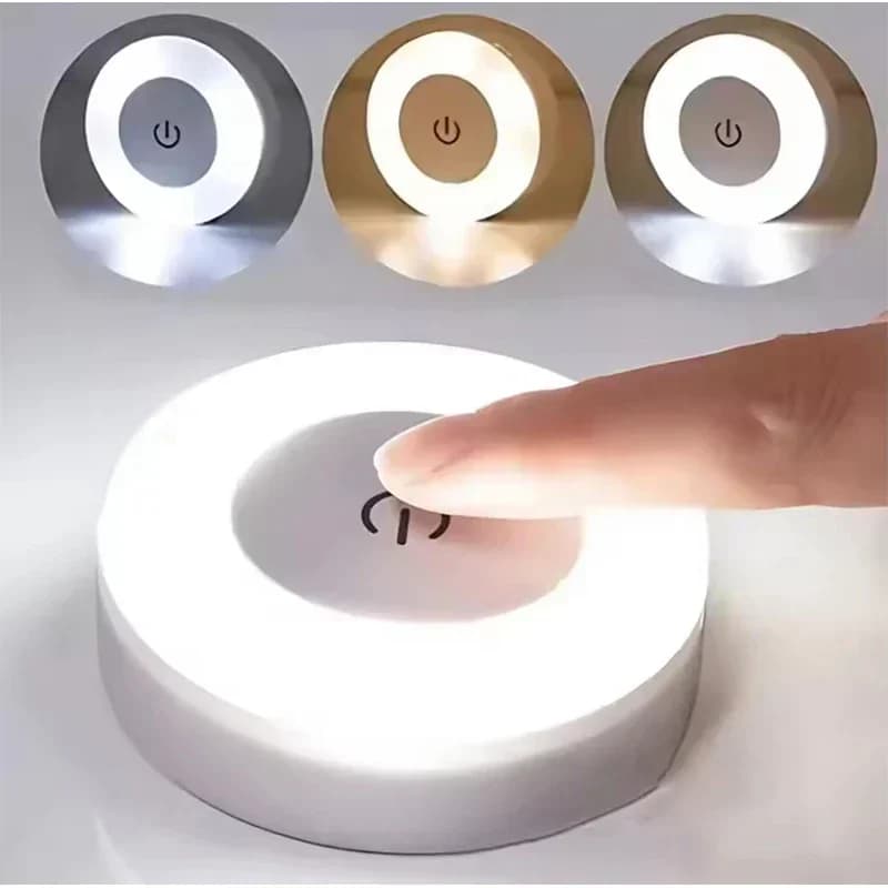Lumină de noapte LED cu senzor tactil magnetic, reîncărcabilă USB